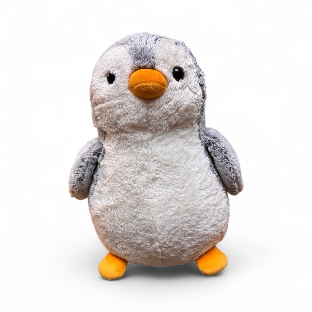 Aurora World Penguin Plush Stuffed Animal 17โ Gray White Large Soft Toy